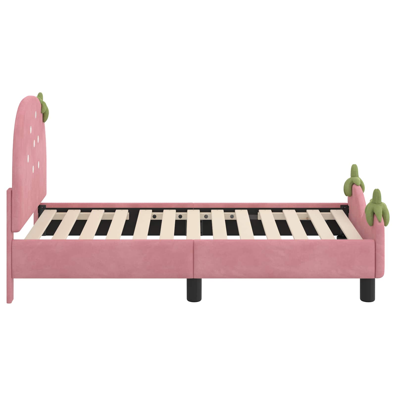Struttura letto per bambini con testata Rosa 70 x 140 cm 42011074