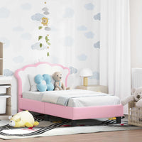 Struttura letto per bambini con testata Rosa 70 x 140 cm PU 42011079