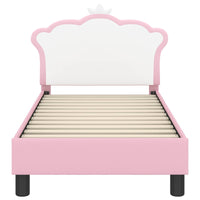 Struttura letto per bambini con testata Rosa 70 x 140 cm PU 42011079