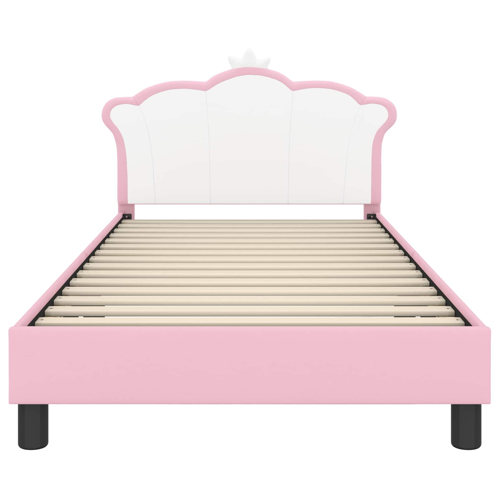 Struttura letto bambini con testata Rosa 80 x 200 cm PU 42011081