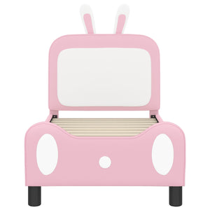 Struttura letto per bambini con testata Rosa 70 x 140 cm PU 42011084