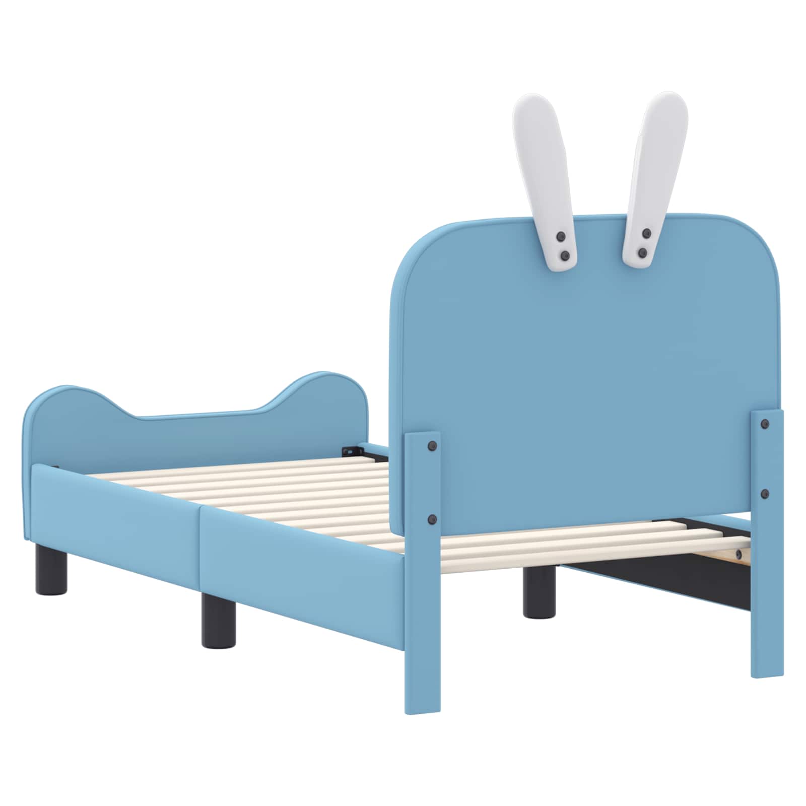 Struttura letto per bambini con testata Blu 70 x 140 cm PU 42011085