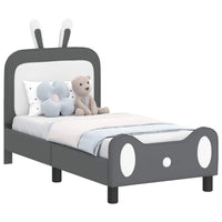 Struttura letto per bambini con testata Grigio chiaro 42011086
