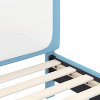Struttura letto bambini con testata Blu 80 x 160 cm PU 42011088