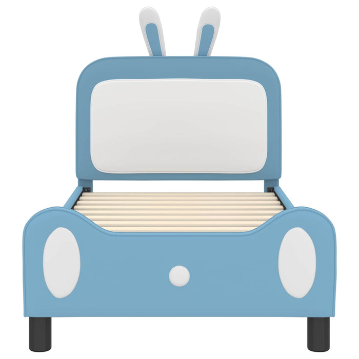 Struttura letto bambini con testata Blu 80 x 160 cm PU 42011088