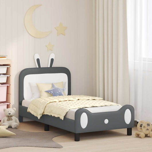 Struttura letto bambini con testata Grigio chiaro 80 x 160 cm 42011089