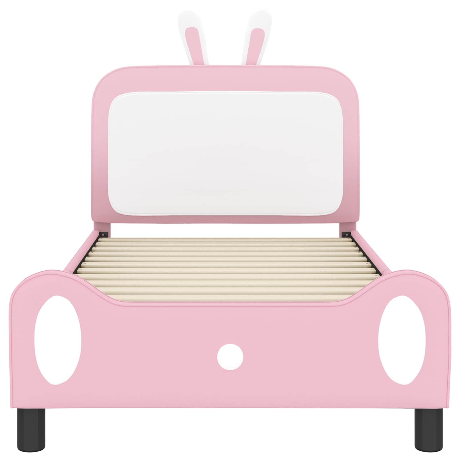 Struttura letto bambini con testata Rosa 80 x 200 cm PU 42011090