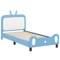 Struttura letto bambini con testata Blu 80 x 200 cm PU 42011091