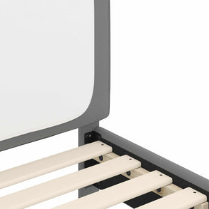 Struttura letto bambini con testata Grigio chiaro 90 x 190 cm 42011095