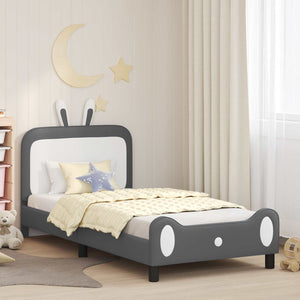 Struttura letto bambini con testata Grigio chiaro 90 x 190 cm 42011095