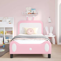 Struttura letto bambini con testata Rosa 90 x 200 cm PU 42011096
