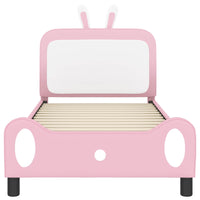 Struttura letto bambini con testata Rosa 90 x 200 cm PU 42011096