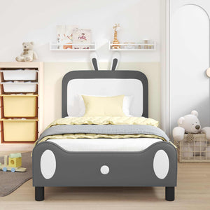 Struttura letto bambini con testata Grigio chiaro 90 x 200 cm 42011098