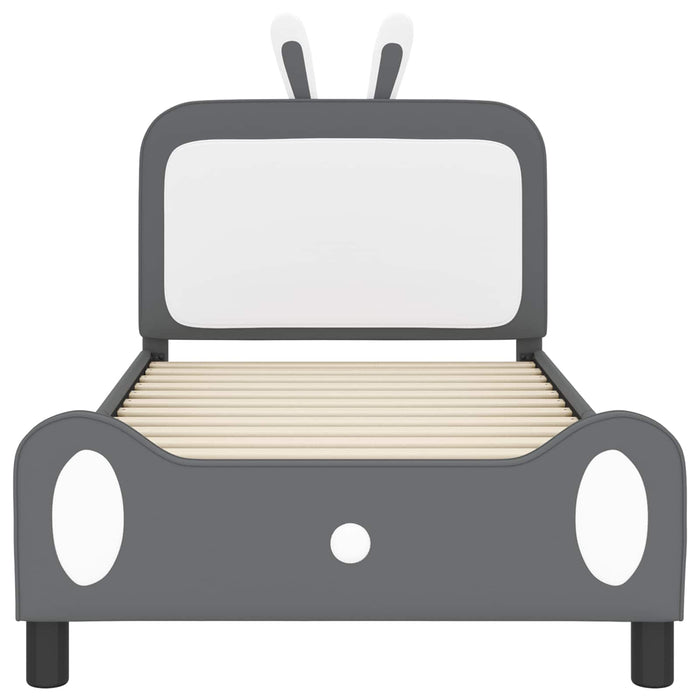 Struttura letto bambini con testata Grigio chiaro 90 x 200 cm 42011098