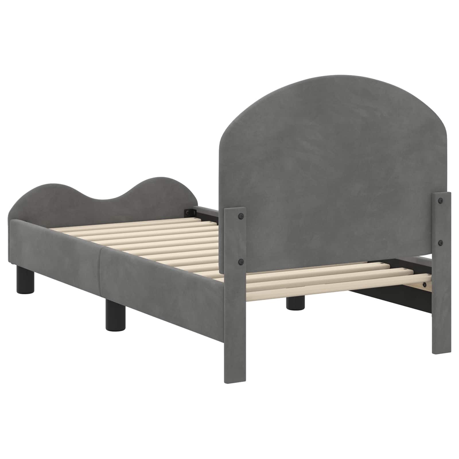 Struttura letto per bambini con testata Grigio scuro 42011100