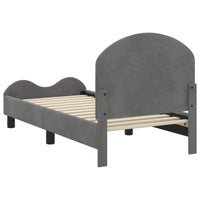 Struttura letto per bambini con testata Grigio scuro 42011100