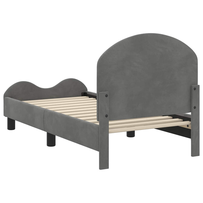 Struttura letto per bambini con testata Grigio scuro 42011100