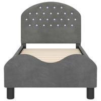 Struttura letto per bambini con testata Grigio scuro 42011100