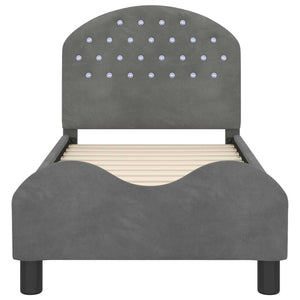 Struttura letto per bambini con testata Grigio scuro 42011100