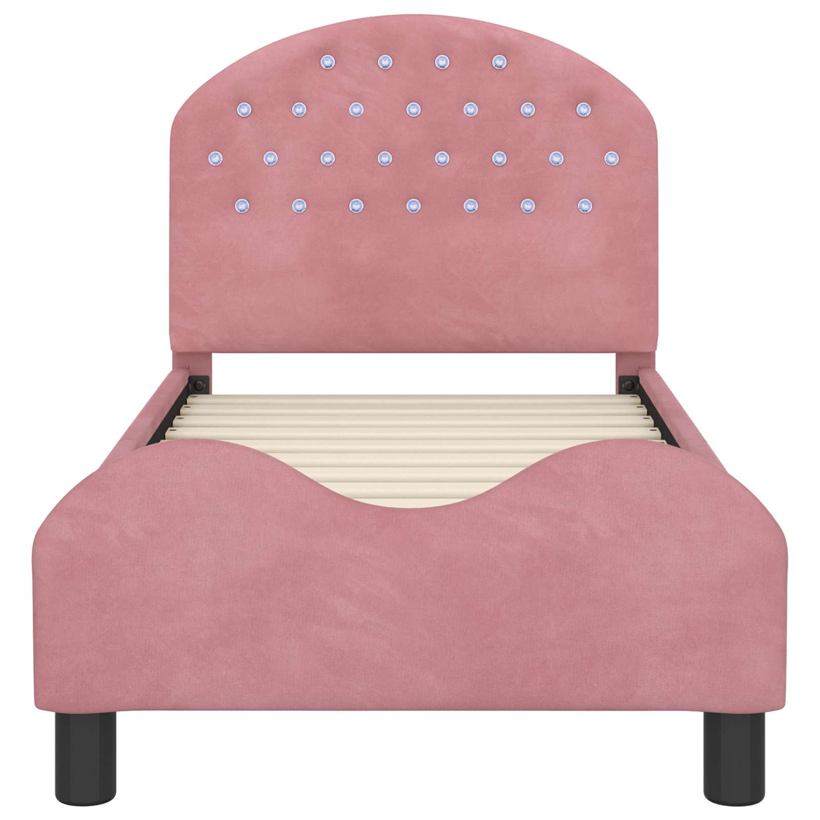 Struttura letto per bambini con testata Rosa 70 x 140 cm 42011102