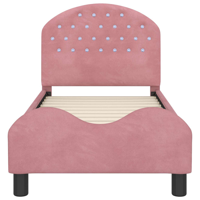 Struttura letto per bambini con testata Rosa 70 x 140 cm 42011102