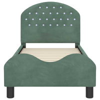 Struttura letto per bambini con testata Verde Mare 70 x 140 cm 42011104