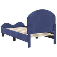 Struttura letto per bambini con testata Blu Polizia 70 x 140 cm 42011105