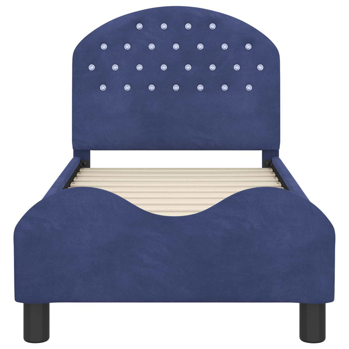 Struttura letto per bambini con testata Blu Polizia 70 x 140 cm 42011105