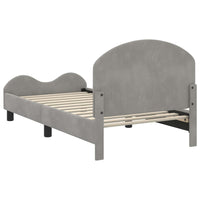 Struttura letto bambini con testata Grigio chiaro 80 x 160 cm 42011106
