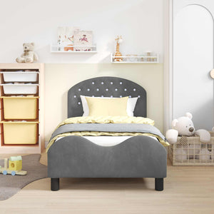 Struttura letto bambini con testata Grigio scuro 80 x 160 cm 42011107