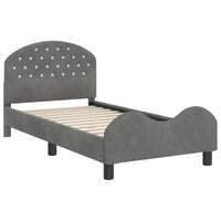 Struttura letto bambini con testata Grigio scuro 80 x 160 cm 42011107