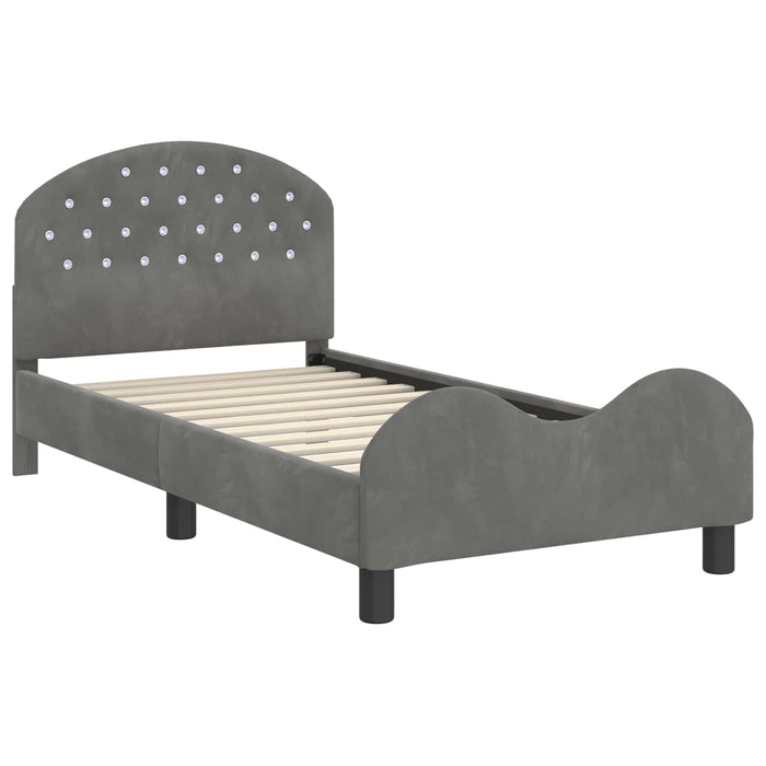 Struttura letto bambini con testata Grigio scuro 80 x 160 cm 42011107