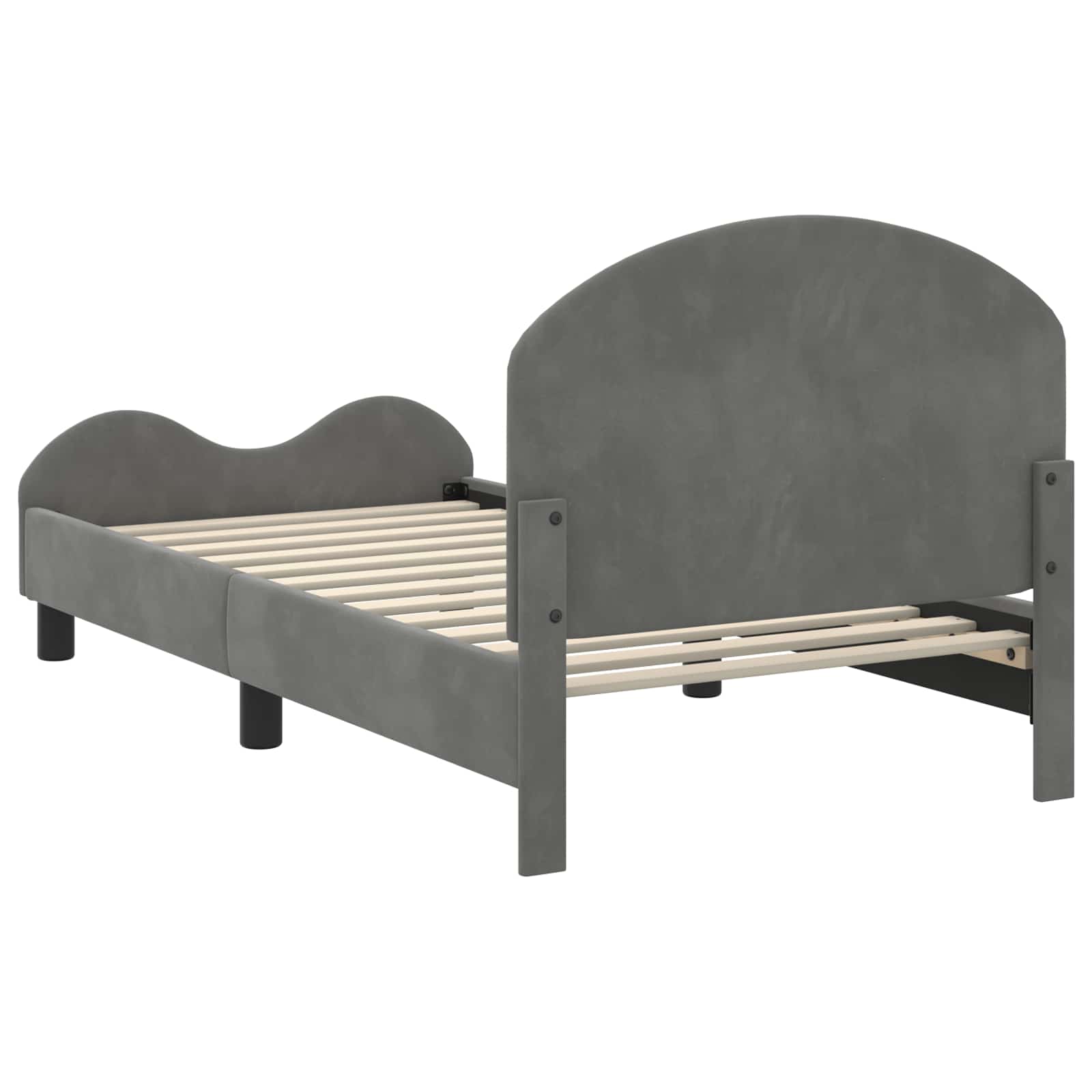 Struttura letto bambini con testata Grigio scuro 80 x 160 cm 42011107