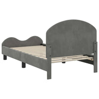 Struttura letto bambini con testata Grigio scuro 80 x 160 cm 42011107