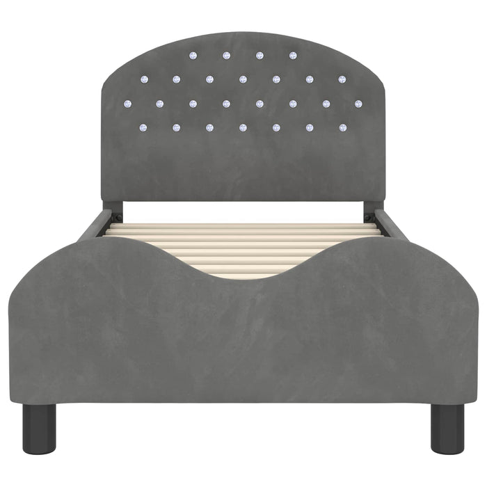 Struttura letto bambini con testata Grigio scuro 80 x 160 cm 42011107