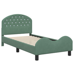 Struttura letto bambini con testata Verde Mare 80 x 160 cm 42011111