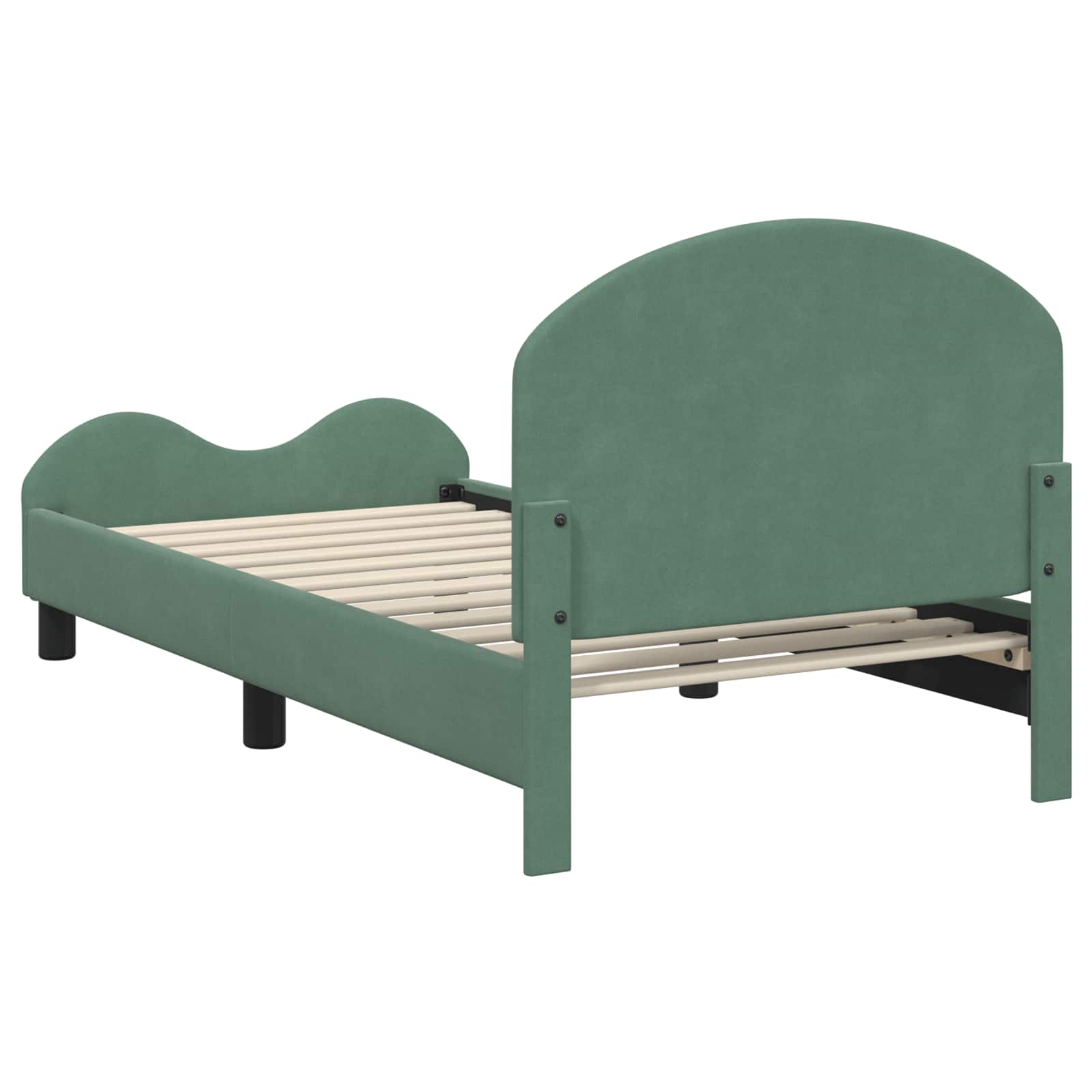 Struttura letto bambini con testata Verde Mare 80 x 160 cm 42011111