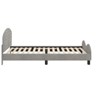 Struttura letto bambini con testata Grigio chiaro 90 x 190 cm 42011120