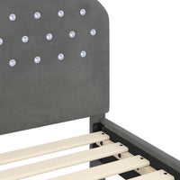 Struttura letto bambini con testata Grigio scuro 90 x 190 cm 42011121