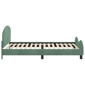 Struttura letto bambini con testata Verde Mare 90 x 200 cm 42011132