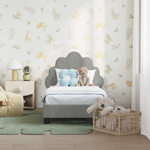 Struttura letto per bambini con testata Grigio chiaro 42011134