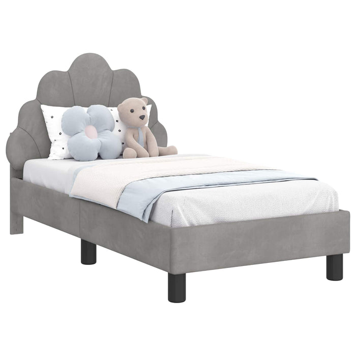 Struttura letto per bambini con testata Grigio chiaro 42011134