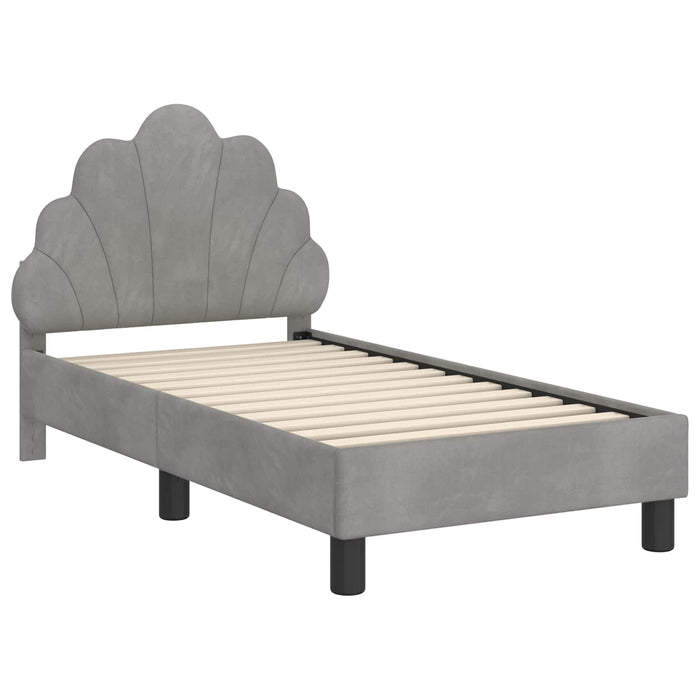 Struttura letto per bambini con testata Grigio chiaro 42011134
