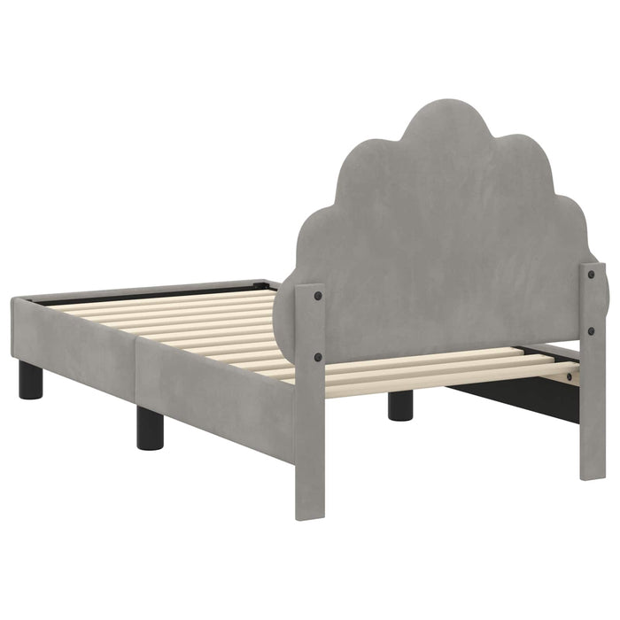 Struttura letto per bambini con testata Grigio chiaro 42011134