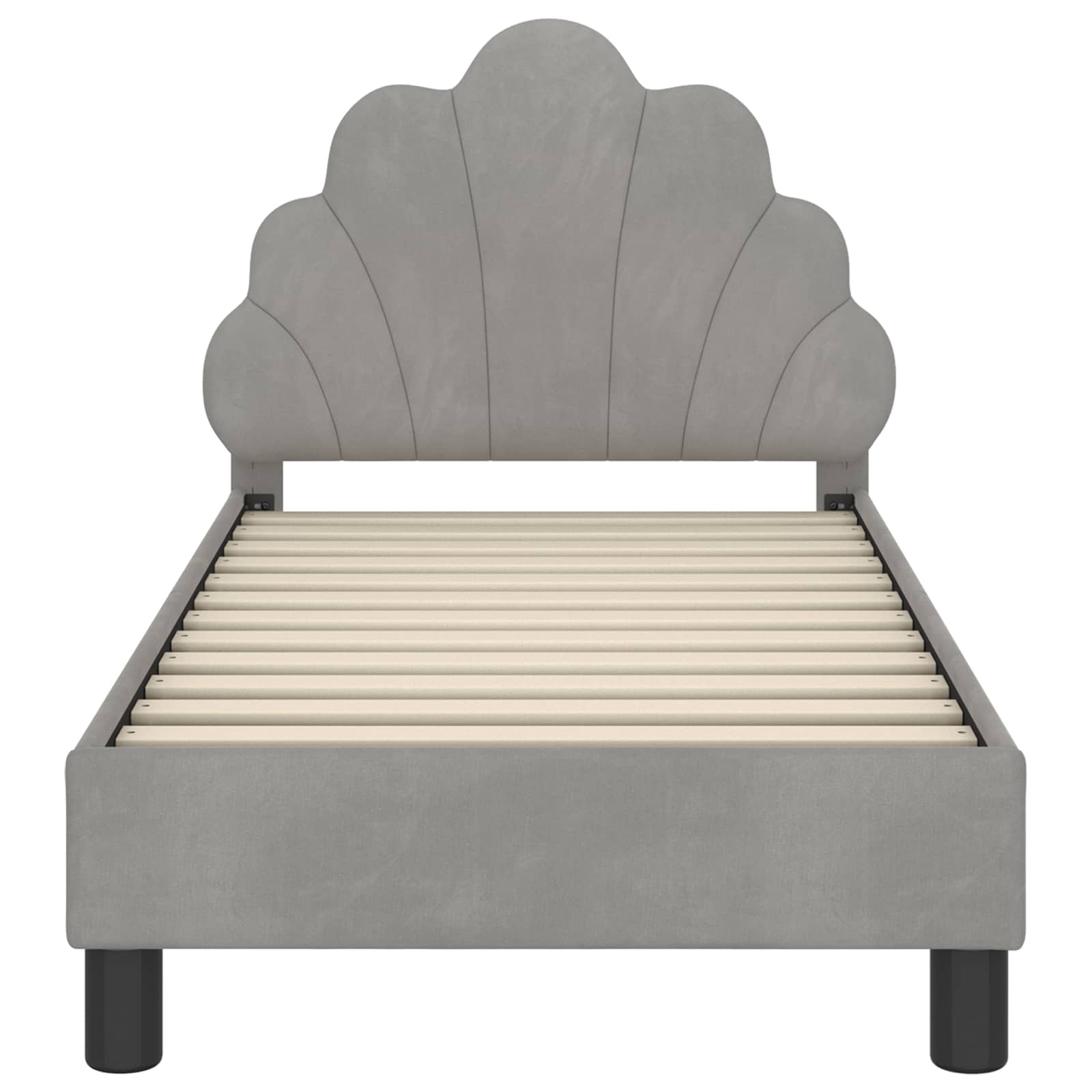 Struttura letto per bambini con testata Grigio chiaro 42011134