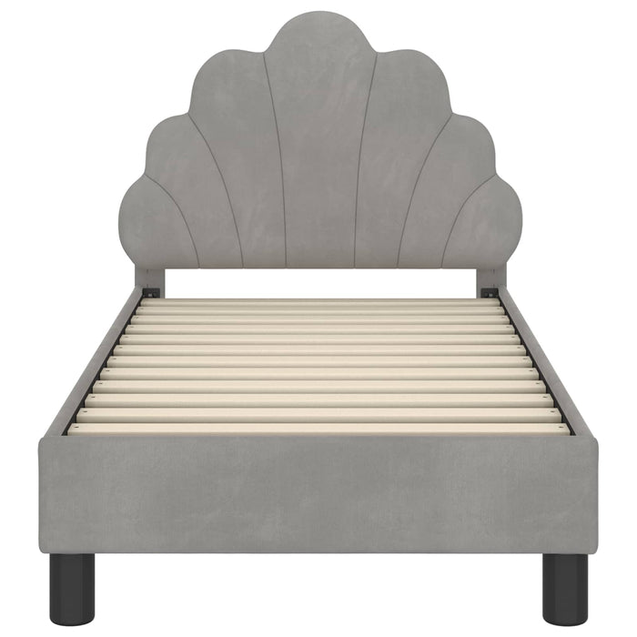 Struttura letto per bambini con testata Grigio chiaro 42011134