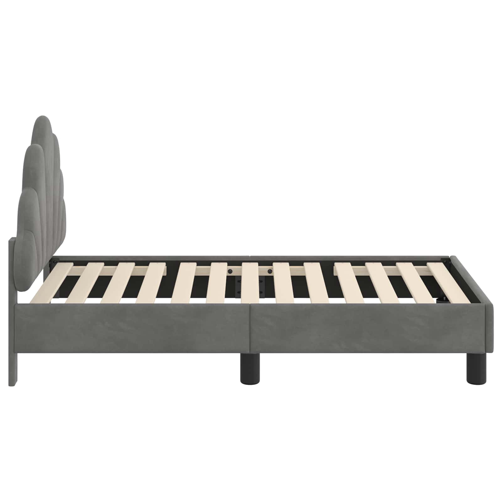 Struttura letto per bambini con testata Grigio scuro 42011135