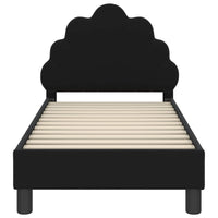 Struttura letto per bambini con testata Nero 70 x 140 cm 42011136