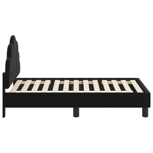 Struttura letto per bambini con testata Nero 70 x 140 cm 42011136