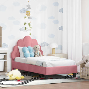 Struttura letto per bambini con testata Rosa 70 x 140 cm 42011137